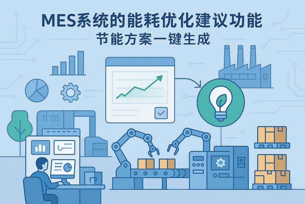 MES 系统的能耗优化建议功能，节能方案一键生成